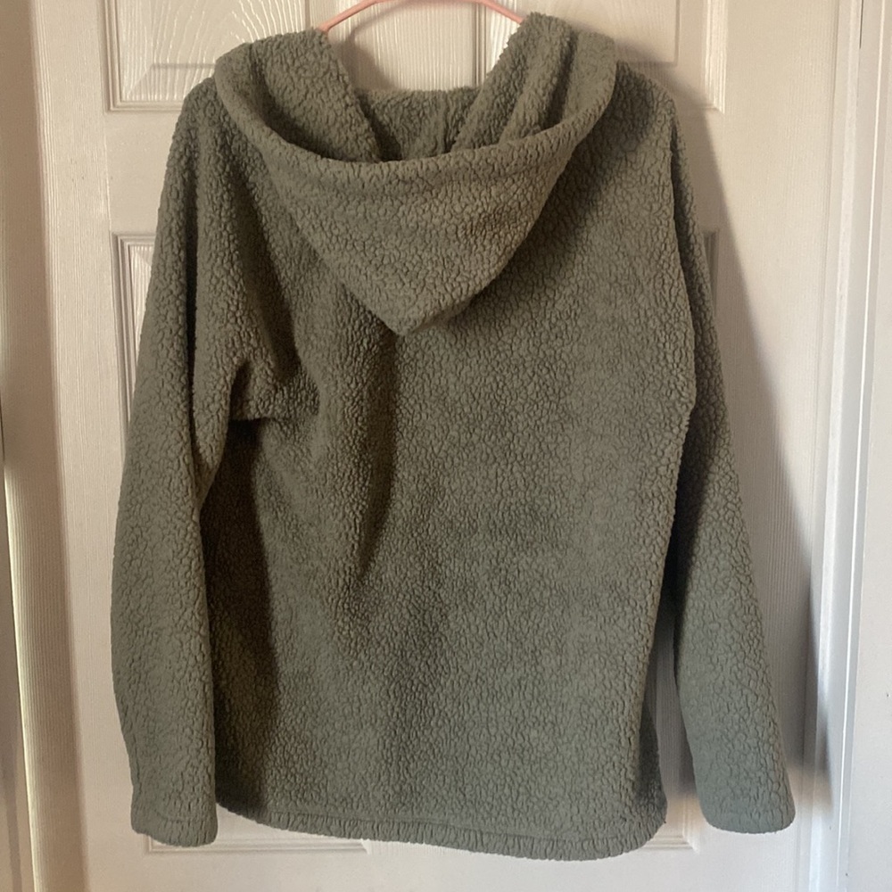 PINK Victoria secret pullover Sherpa sweatshirt - Picture 6 of 7